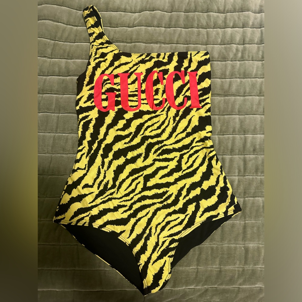 Gucci one piece bathing suit